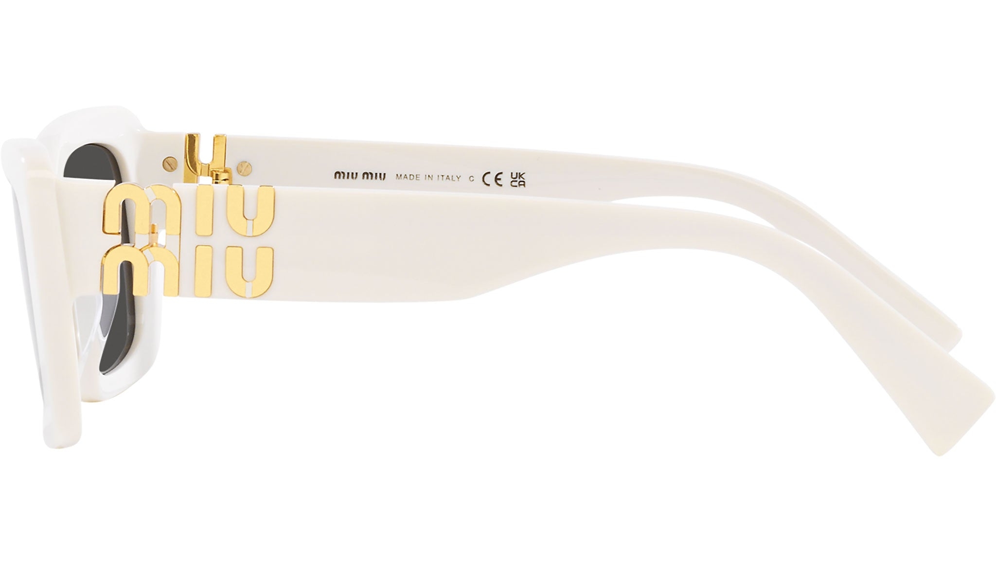 Miu Miu MU 07YS (1425S0) 53 | Kadın Beyaz Güneş Gözlüğü